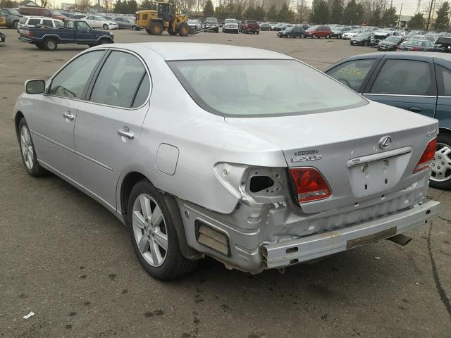 JTHBA30G455120462 - 2005 LEXUS ES 330 SILVER photo 3