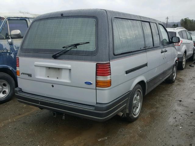 1FMDA31U8KZB38428 - 1989 FORD AEROSTAR GRAY photo 4