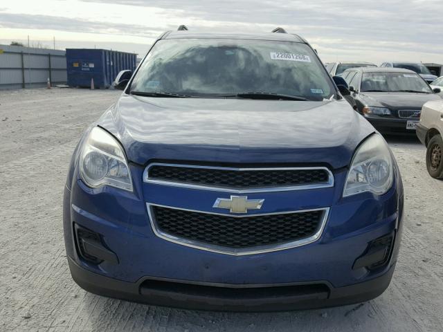 2CNALDEWXA6412124 - 2010 CHEVROLET EQUINOX LT BLUE photo 9