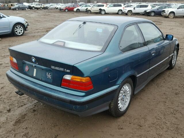 WBABF4317PEK09894 - 1993 BMW 325 I AUTO GREEN photo 4