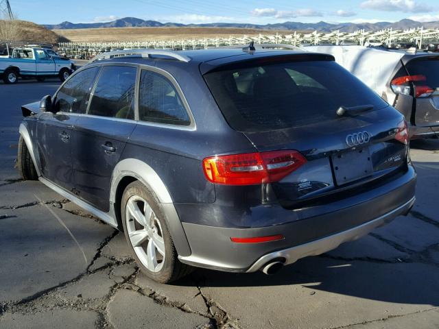 WA1TFAFL4EA083754 - 2014 AUDI A4 ALLROAD BLUE photo 3