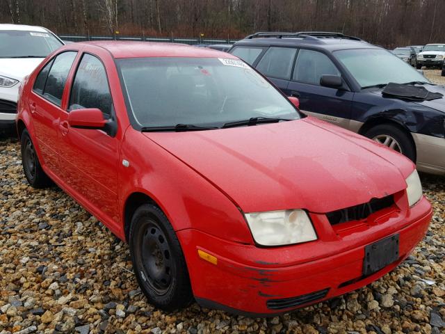 3VWSB69M72M132164 - 2002 VOLKSWAGEN JETTA GLS RED photo 1