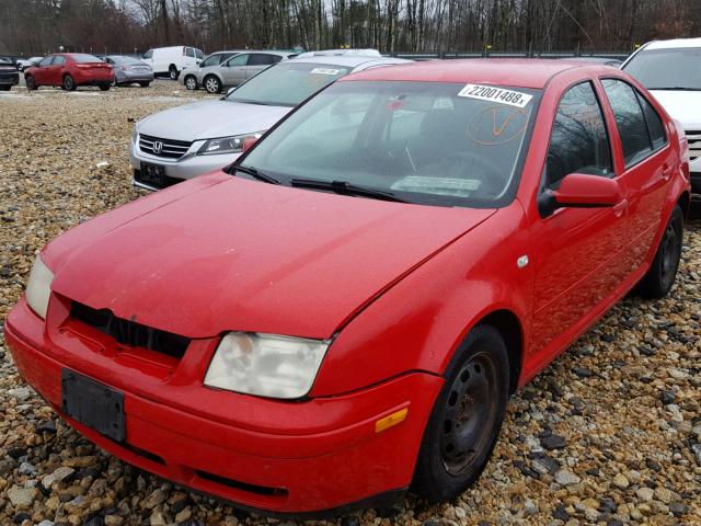 3VWSB69M72M132164 - 2002 VOLKSWAGEN JETTA GLS RED photo 2