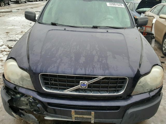 YV4CZ592761252736 - 2006 VOLVO XC90 BLACK photo 10