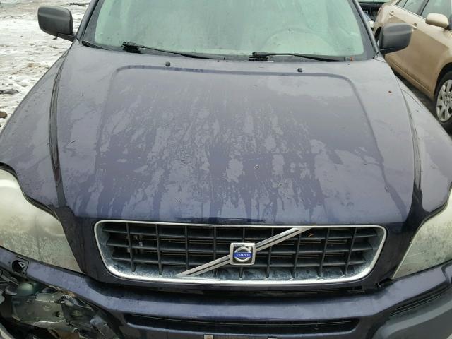 YV4CZ592761252736 - 2006 VOLVO XC90 BLACK photo 7