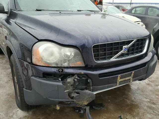 YV4CZ592761252736 - 2006 VOLVO XC90 BLACK photo 9