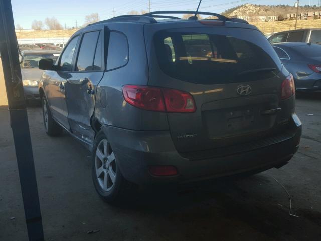 5NMSH73E49H246001 - 2009 HYUNDAI SANTA FE S GRAY photo 3