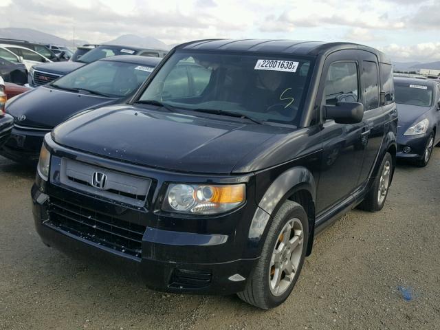 5J6YH18937L007032 - 2007 HONDA ELEMENT SC BLACK photo 2