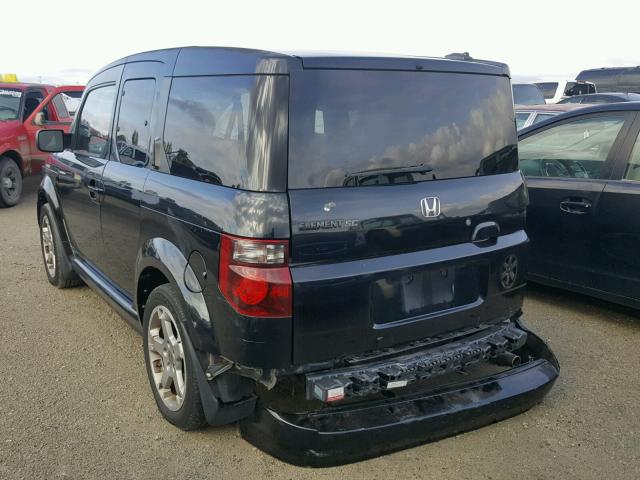 5J6YH18937L007032 - 2007 HONDA ELEMENT SC BLACK photo 3