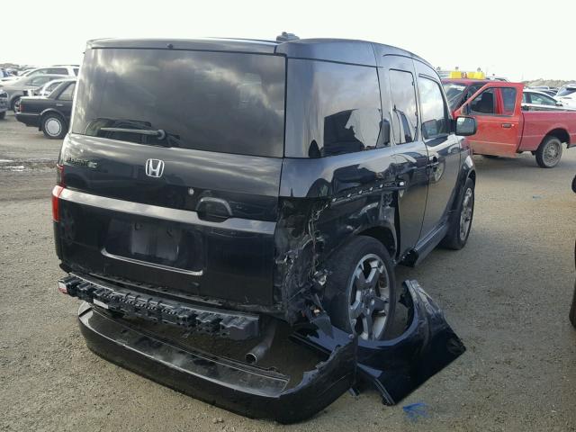 5J6YH18937L007032 - 2007 HONDA ELEMENT SC BLACK photo 4