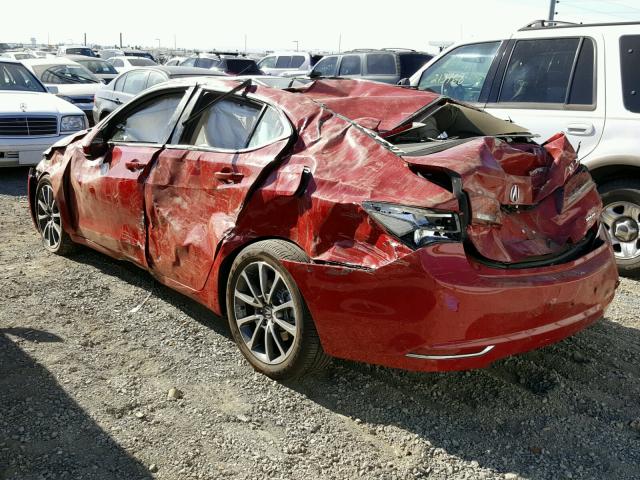 19UUB3F55HA001619 - 2017 ACURA TLX TECH RED photo 3