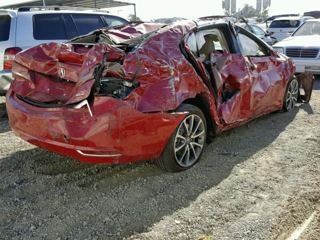 19UUB3F55HA001619 - 2017 ACURA TLX TECH RED photo 4