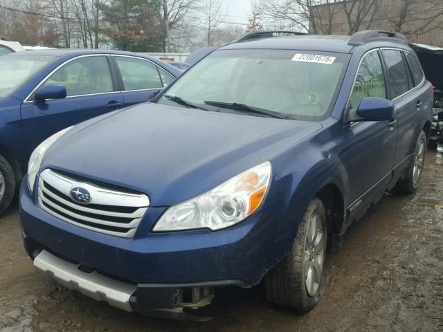 4S4BRBKC4A3372454 - 2010 SUBARU OUTBACK 2. BLUE photo 2