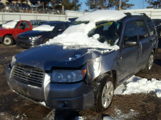 JF1SG63678H727064 - 2008 SUBARU FORESTER 2 SILVER photo 2