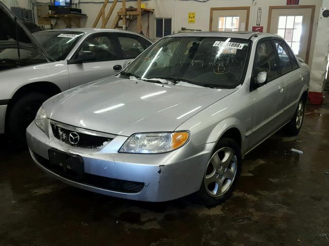 JM1BJ225410474478 - 2001 MAZDA PROTEGE LX 银色 照片 2