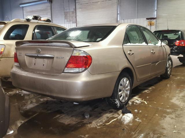 4T1BE32K45U596087 - 2005 TOYOTA CAMRY LE BEIGE photo 4