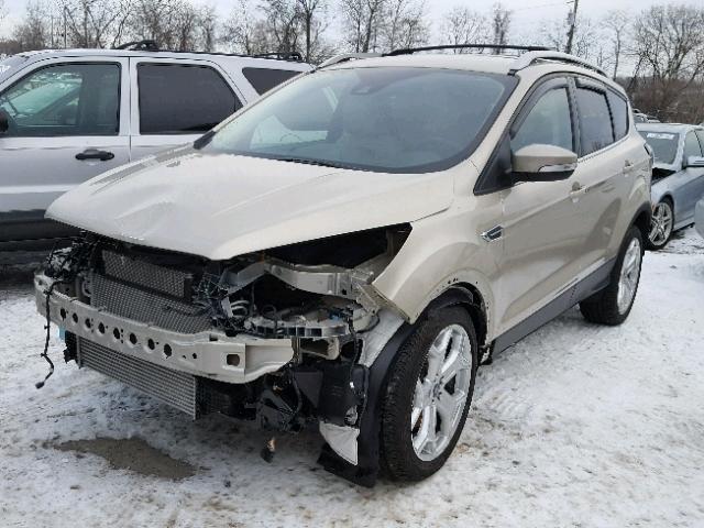 1FMCU9J93HUE62264 - 2017 FORD ESCAPE TIT BEIGE photo 2