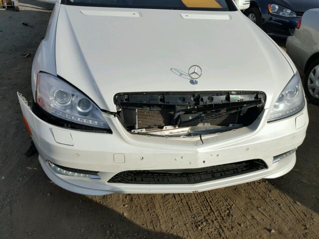 WDDNG9EB6DA531094 - 2013 MERCEDES-BENZ S 550 4MAT WHITE photo 9