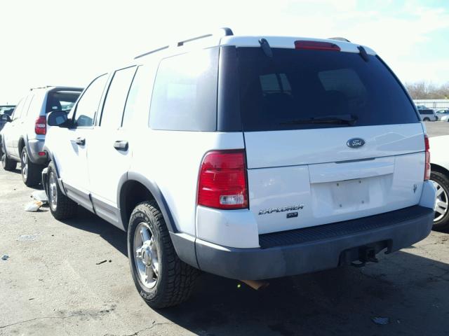 1FMZU73WX3ZA50419 - 2003 FORD EXPLORER X WHITE photo 3