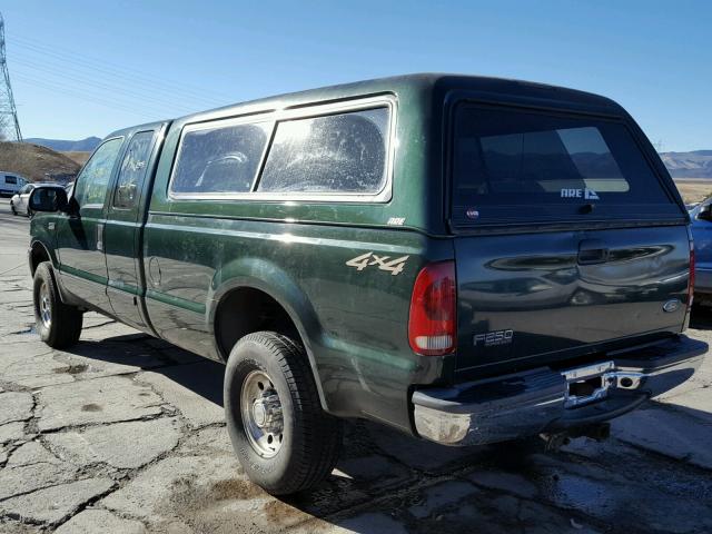 1FTNX21L92EC98950 - 2002 FORD F250 SUPER GREEN photo 3