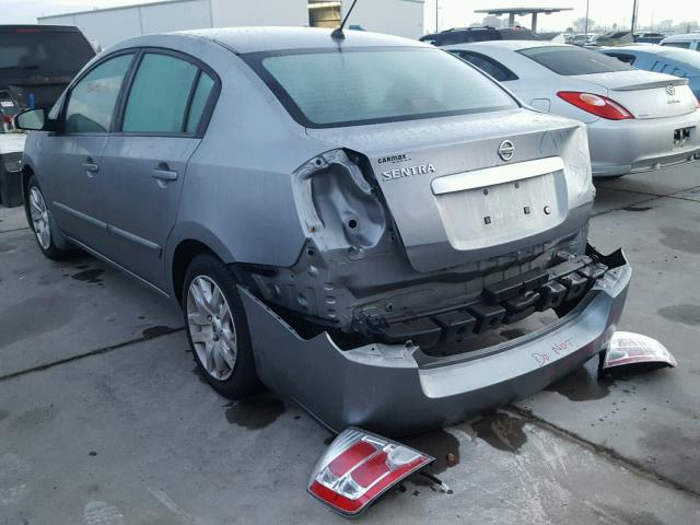 3N1AB6AP5AL655503 - 2010 NISSAN SENTRA 2.0 SILVER photo 3