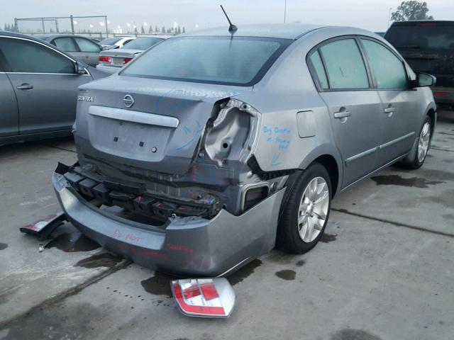 3N1AB6AP5AL655503 - 2010 NISSAN SENTRA 2.0 SILVER photo 4