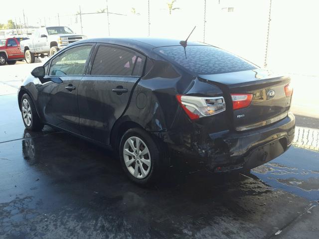 KNADM4A32D6146874 - 2013 KIA RIO LX Սև լուսանկար 3
