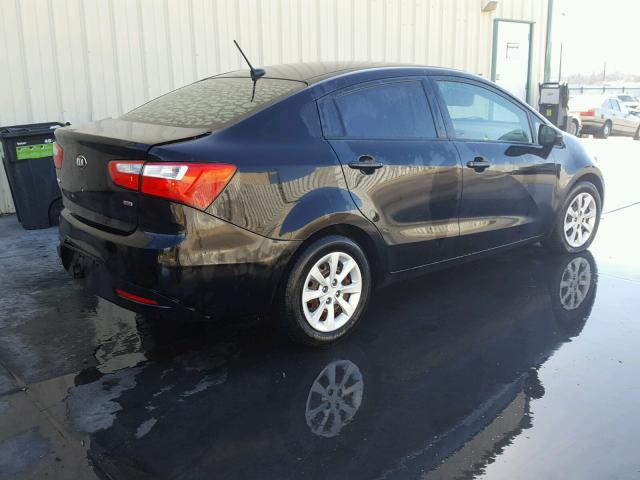KNADM4A32D6146874 - 2013 KIA RIO LX Սև լուսանկար 4