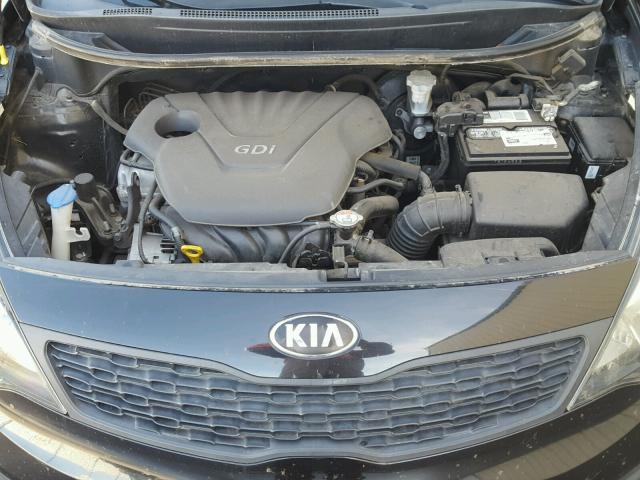 KNADM4A32D6146874 - 2013 KIA RIO LX Սև լուսանկար 7