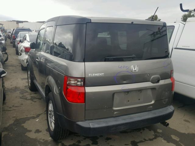 5J6YH18737L017123 - 2007 HONDA ELEMENT EX GRAY photo 3