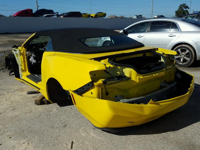1G1FF3D70H0176648 - 2017 CHEVROLET CAMARO SS Amarillo foto 3