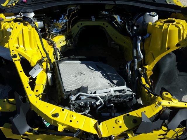1G1FF3D70H0176648 - 2017 CHEVROLET CAMARO SS Amarillo foto 7