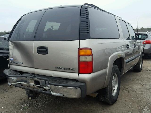 3GNFK16T41G150662 - 2001 CHEVROLET SUBURBAN K TAN photo 4