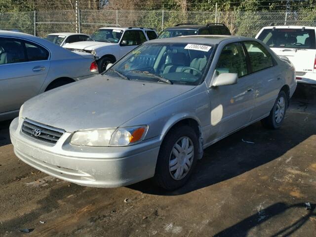 4T1BG22K71U051127 - 2001 TOYOTA CAMRY CE GRAY photo 2