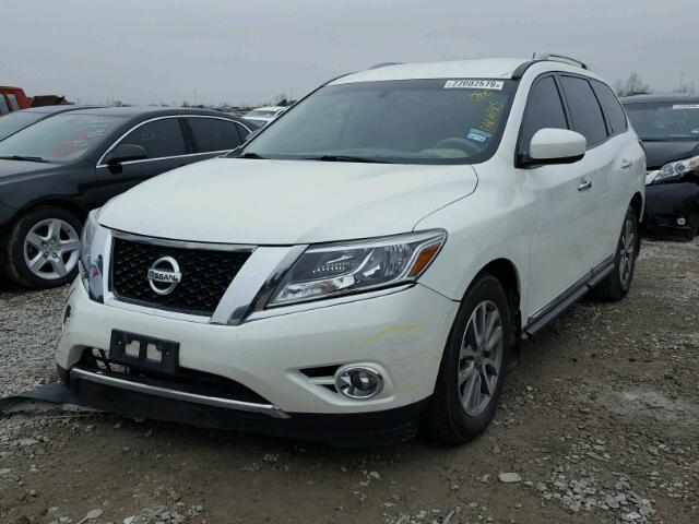 5N1AR2MN9FC631960 - 2015 NISSAN PATHFINDER WHITE photo 2