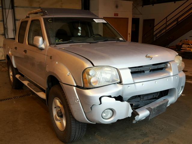 1N6ED27Y61C383845 - 2001 NISSAN FRONTIER C SILVER photo 1