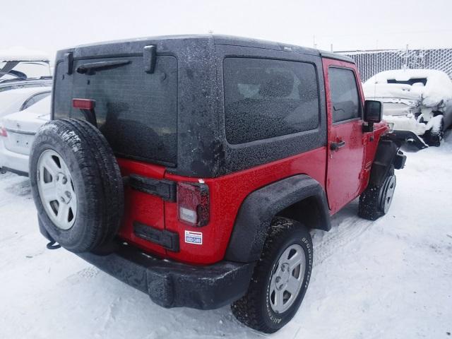 1C4AJWAG7CL212431 - 2012 JEEP WRANGLER S RED photo 4