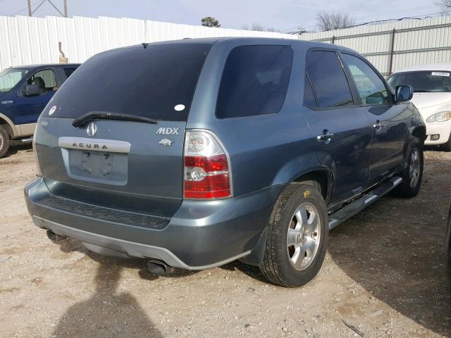 2HNYD18266H531737 - 2006 ACURA MDX BLUE photo 4