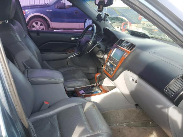 2HNYD18266H531737 - 2006 ACURA MDX BLUE photo 5