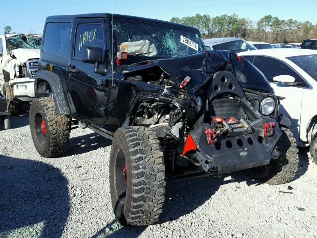 1C4AJWAG3FL593067 - 2015 JEEP WRANGLER S BLACK photo 1