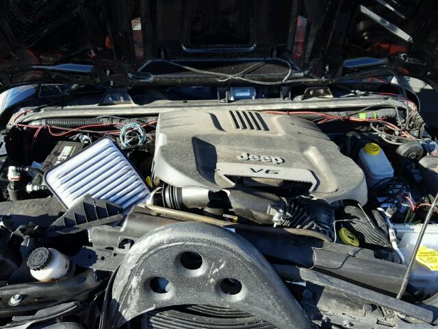 1C4AJWAG3FL593067 - 2015 JEEP WRANGLER S BLACK photo 7