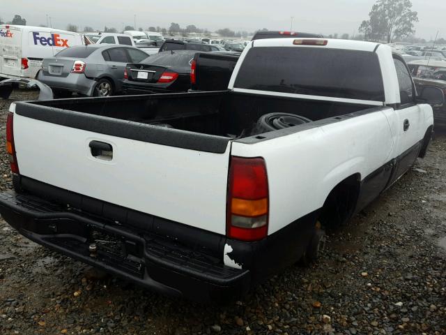 1GCEC14W11Z279084 - 2001 CHEVROLET SILVERADO SILVER photo 4