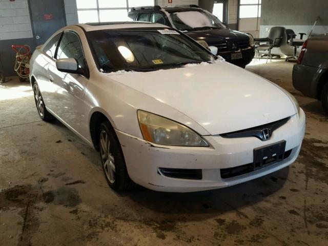 1HGCM81664A019950 - 2004 HONDA ACCORD EX WHITE photo 1