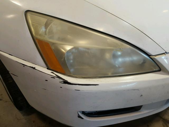 1HGCM81664A019950 - 2004 HONDA ACCORD EX WHITE photo 9