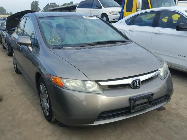 2HGFA16566H502078 - 2006 HONDA CIVIC LX GRAY photo 1