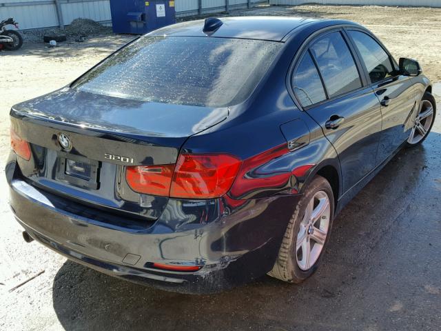 WBA3B1C56EK133102 - 2014 BMW 320 I BLUE photo 4