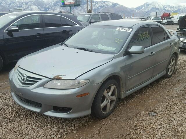 1YVHP80D155M17020 - 2005 MAZDA 6 S GRAY photo 2