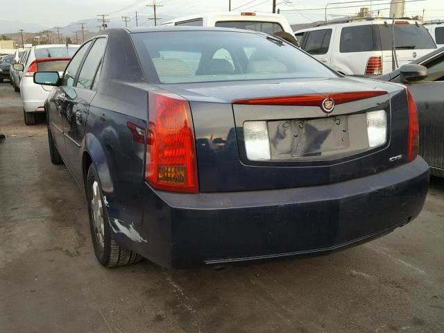 1G6DM577140101563 - 2004 CADILLAC CTS BLUE photo 3