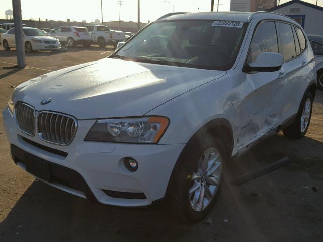 5UXWX9C53E0D12680 - 2014 BMW X3 XDRIVE2 WHITE photo 2