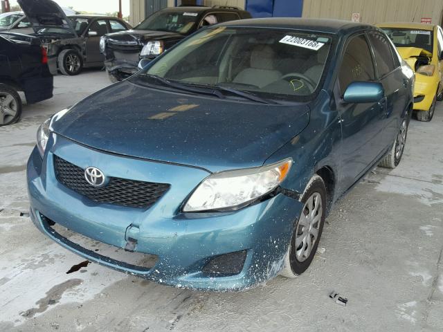 JTDBU4EE6A9109391 - 2010 TOYOTA COROLLA BA GREEN photo 2